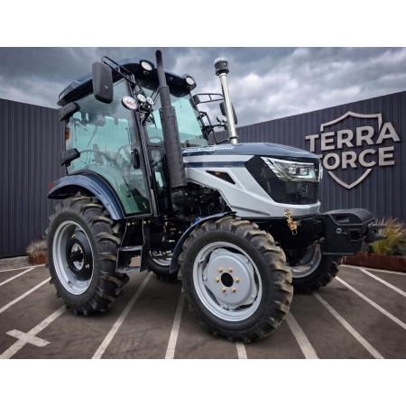 Трактор TERRA FORCE 5504XC із великою кабіною, 50 к.с, повний привід 4х4, Євронавіска, широкі шини, Андроїд планшет